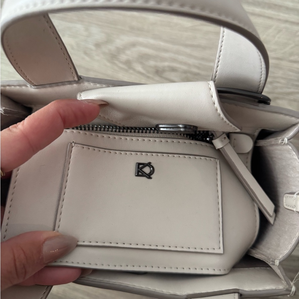 Donna Karan Hewlett Top-Handle Buckle Crossbody - Picture 5 of 8
